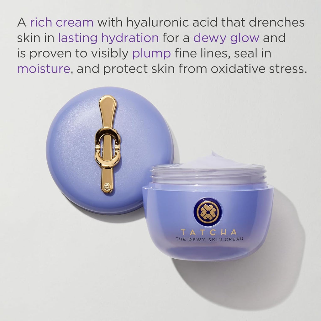 The Dewy Skin Cream | Rich Face Cream to Hydrate, Plump and Protect Dry and Combo Skin, 50 ml | 1.7 oz