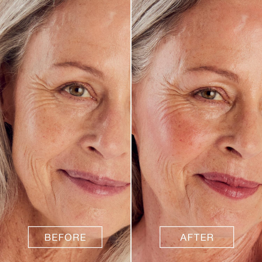 Rose Nude 3 Pack Cream Blush Makeup - Rose Nude Blush Stick, Highlighter Stick & Moisturizer for Cheeks, Eyes & Lips - Boom Sticks by Cindy Joseph for Older Women