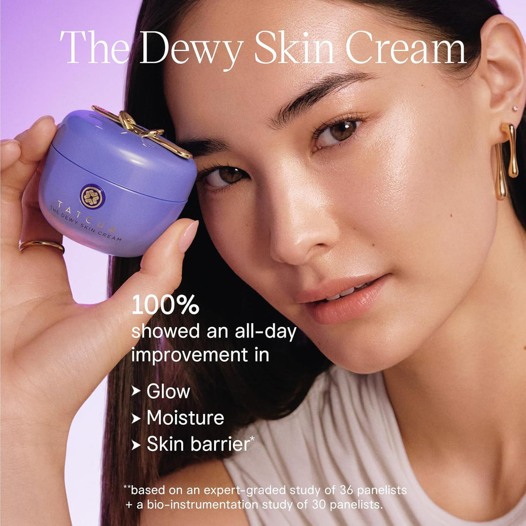 The Dewy Skin Cream | Rich Face Cream to Hydrate, Plump and Protect Dry and Combo Skin, 50 ml | 1.7 oz