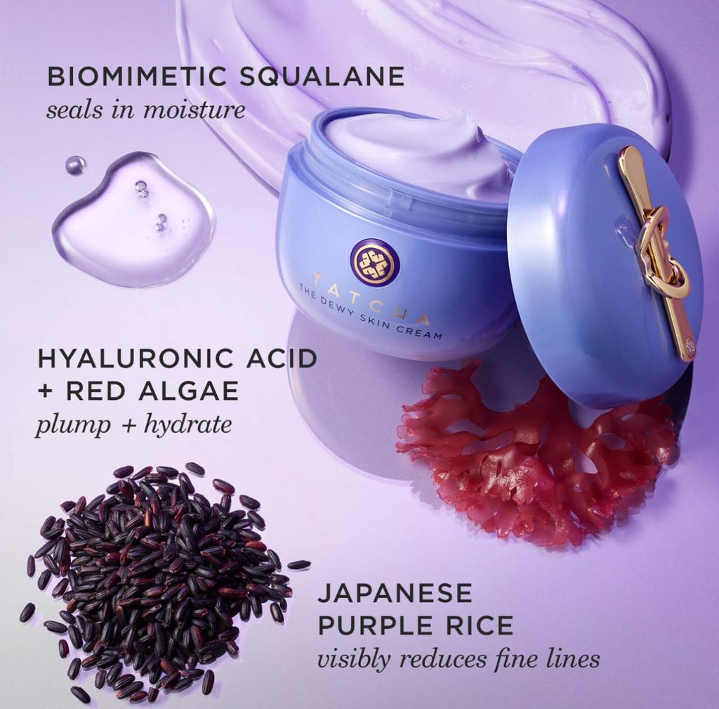 The Dewy Skin Cream | Rich Face Cream to Hydrate, Plump and Protect Dry and Combo Skin, 50 ml | 1.7 oz