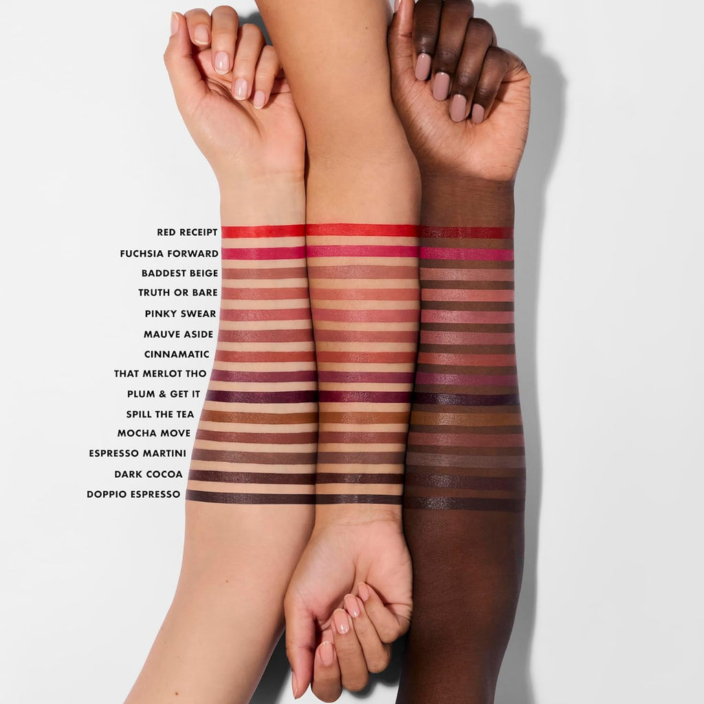 Cream Glide Lip Liner, Highly-Pigmented Pencil For Shaping & Sculpting Lips, Semi-Matte Finish, Vegan & Cruelty-Free, Mauve Aside